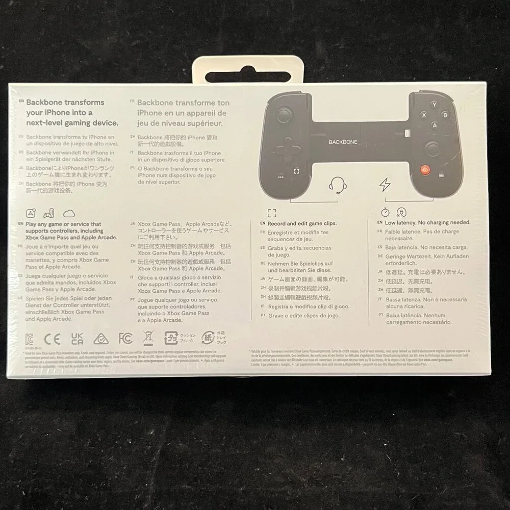 Backbone One Lightning Mobile Gaming Controller NIB